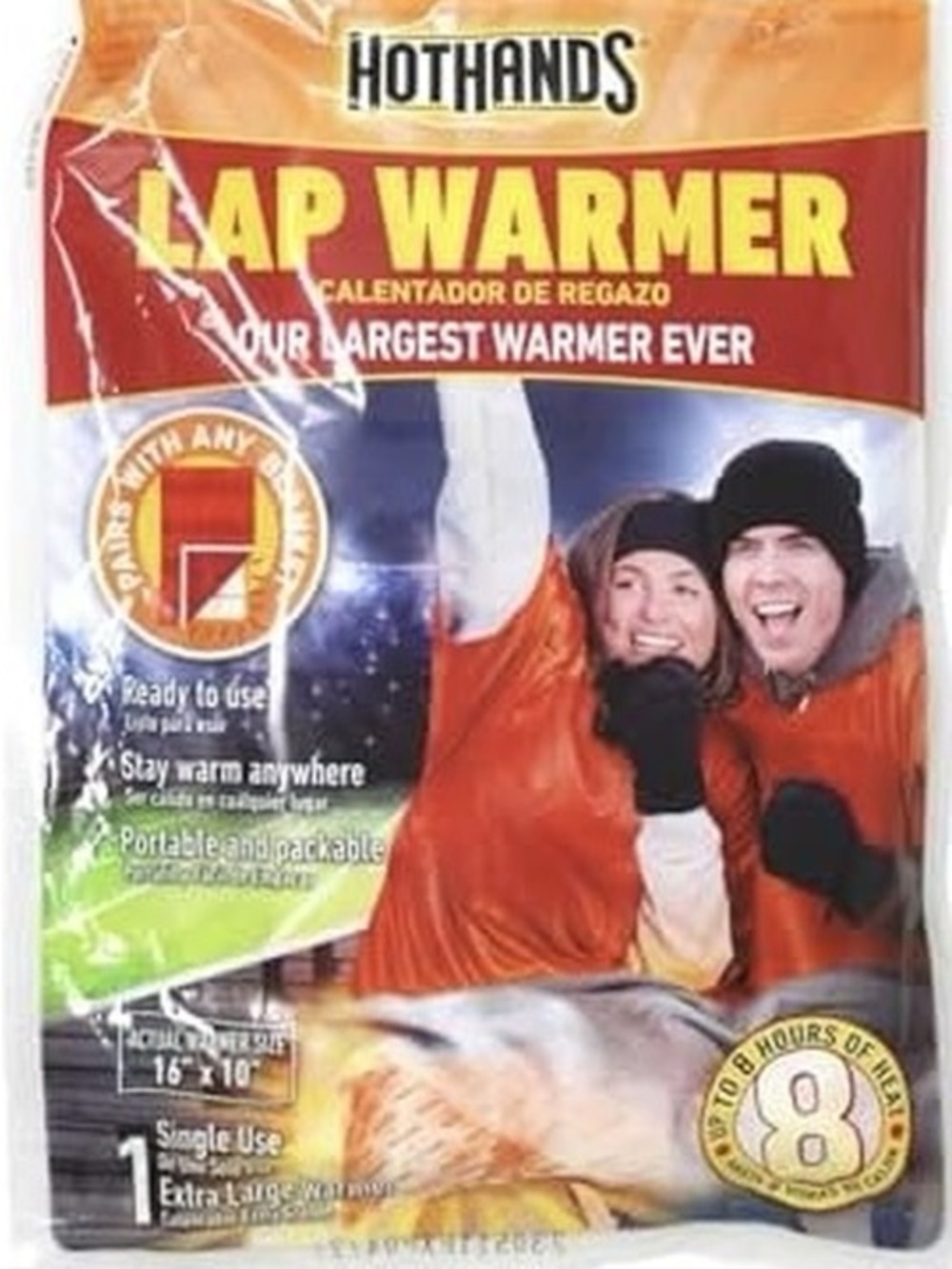 HotHands Lap Warmer 7 Pack 16x10 Up to 8 Hours Air Activated H1623300 NEW